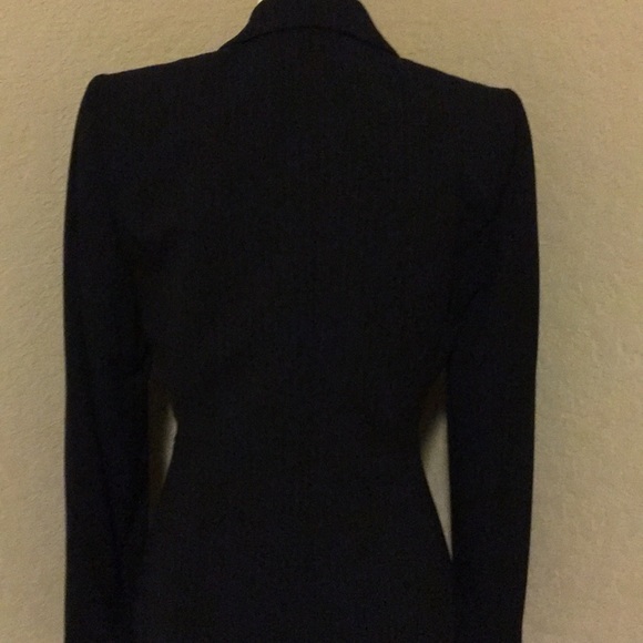 NWT Tahari Levine Navy Pinstripe Suit Jacket - Picture 3 of 3